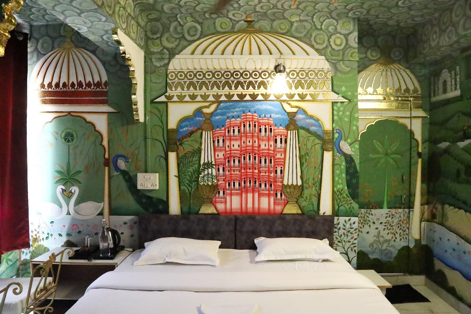 Suite 301 with a mural of Hawa Mahal